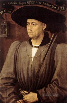  Weyden Deco Art - Portrait of a Man Netherlandish painter Rogier van der Weyden